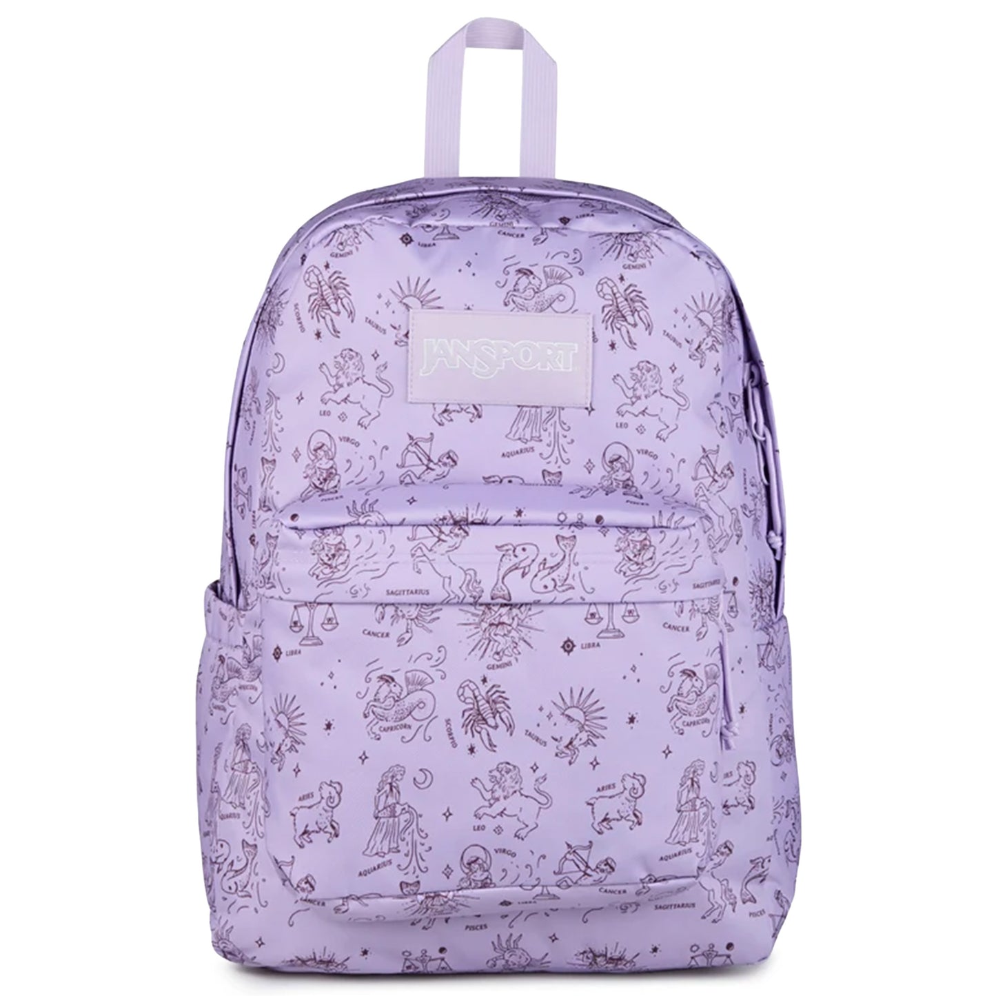 JanSport SuperBreak Plus Backpack - Horoscope Horizons / Pastel Lilac Horoscope Horizons Pastel Lilac