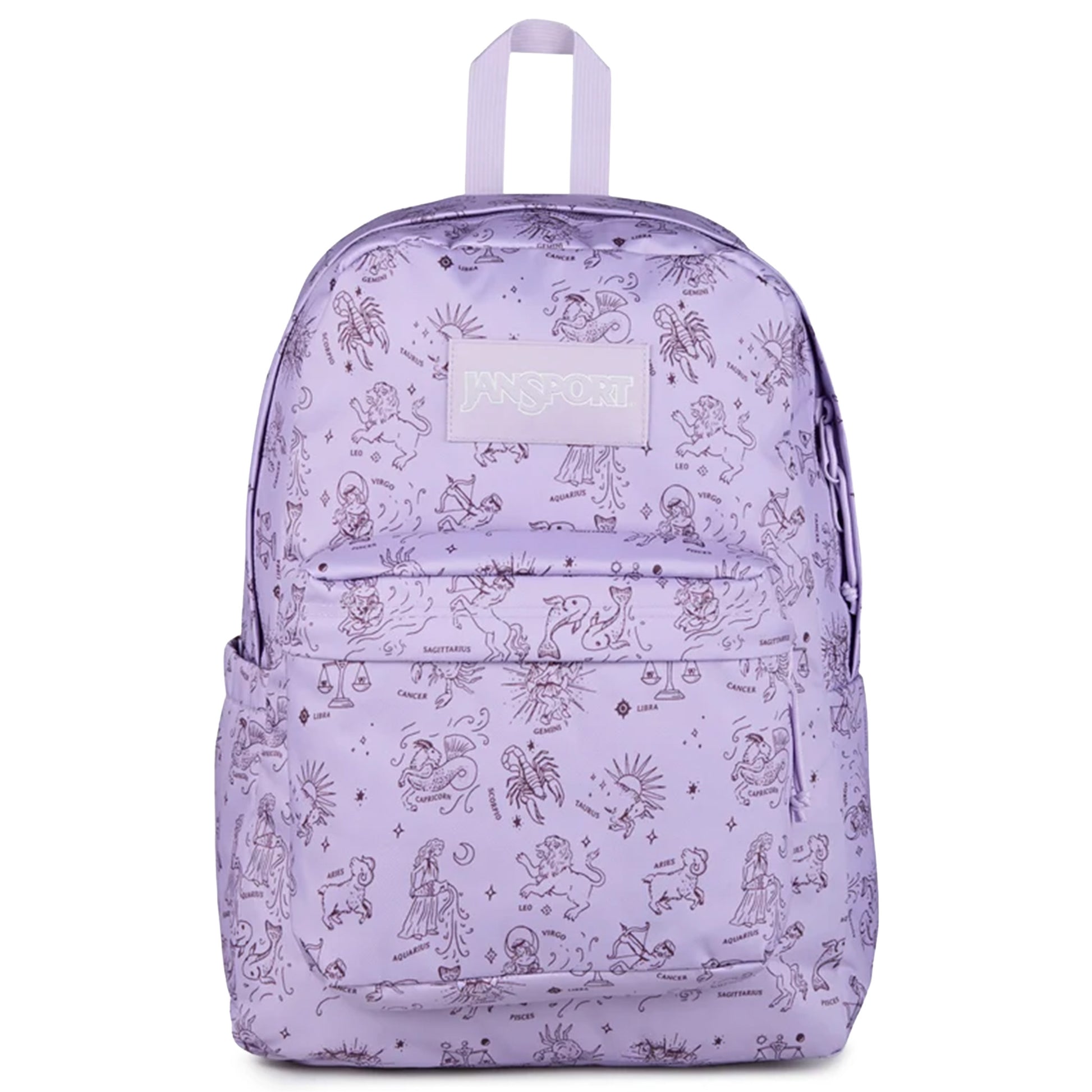 JanSport SuperBreak Plus Backpack - Horoscope Horizons / Pastel Lilac Horoscope Horizons Pastel Lilac