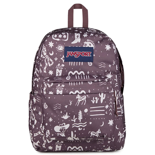 JanSport SuperBreak Plus Backpack - Yeehaw and Horse / Mahogany Yeehaw and Horse Mahogany