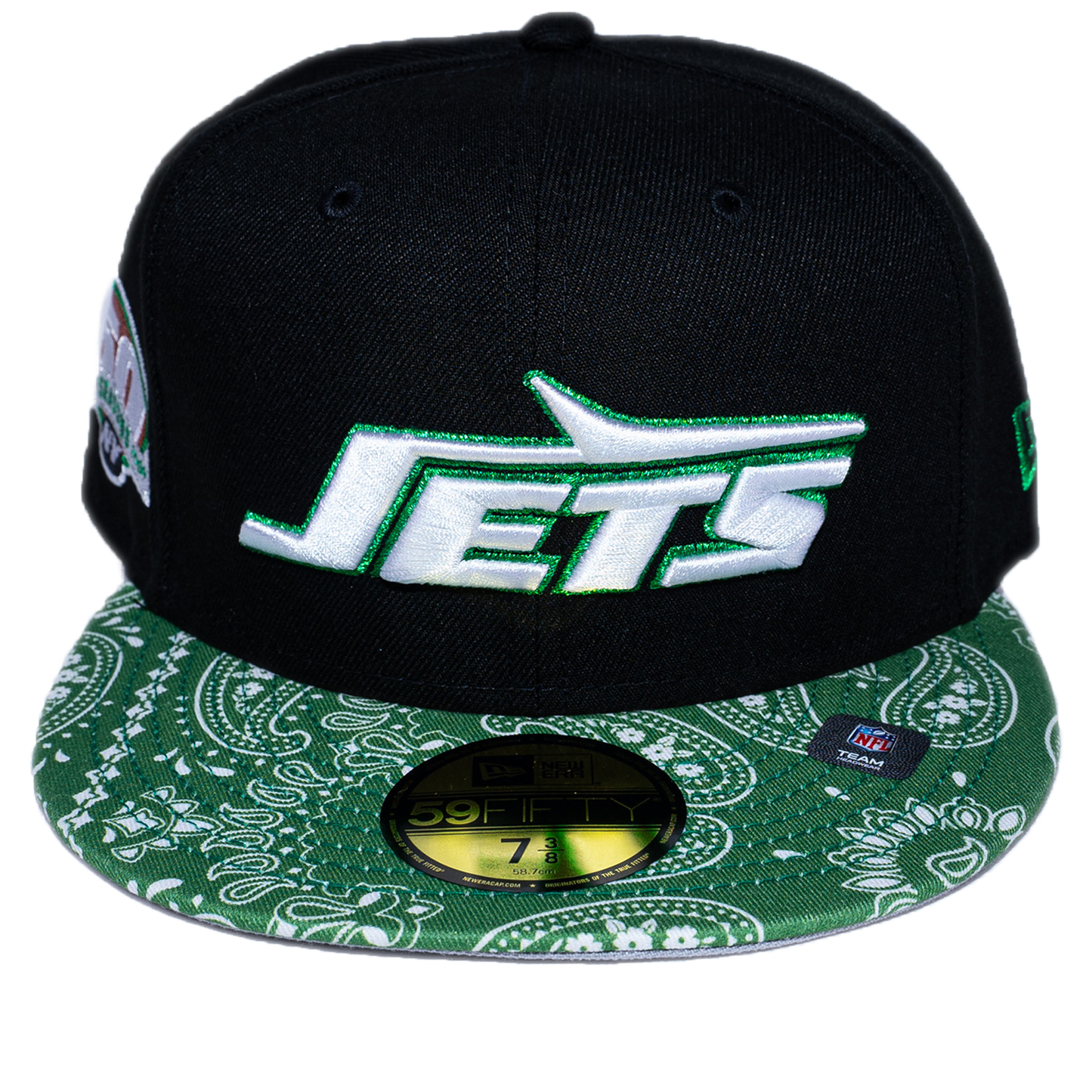 New Era New York Jets 59Fifty Fitted Hat - Black/ Green