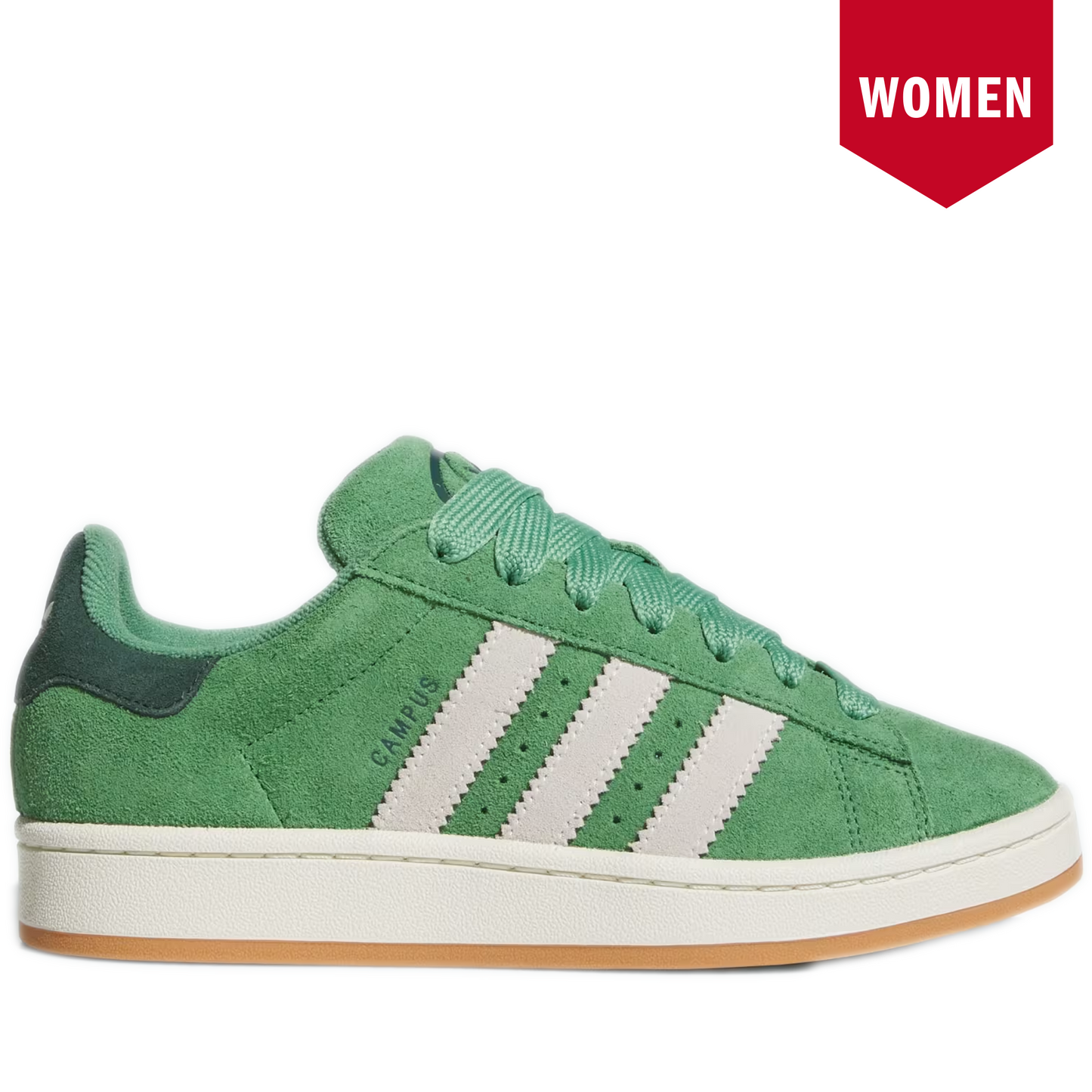 Women's Adidas Campus 00s Shoes - Preloved Green/ Off White