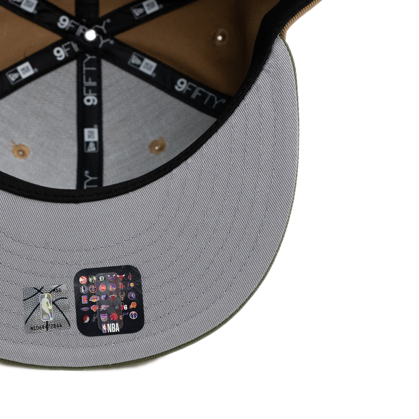 New Era Miami Heat 9FIFTY Adjustable Hat - Khaki/ Olive