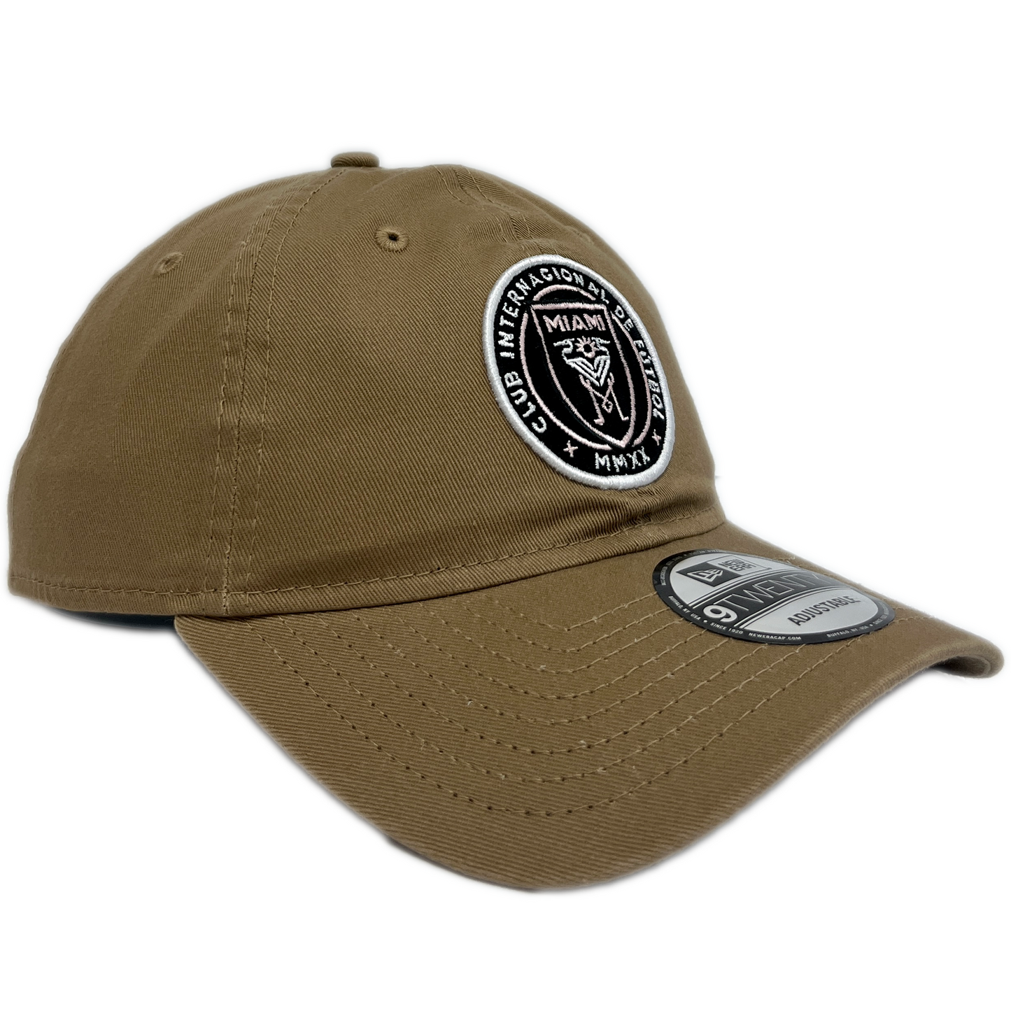 New Era Inter Miami 9TWENTY Adjustable Hat - Khaki