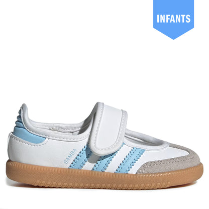 Infant's Adidas Samba Jane Cloud White Clear Sky Gum