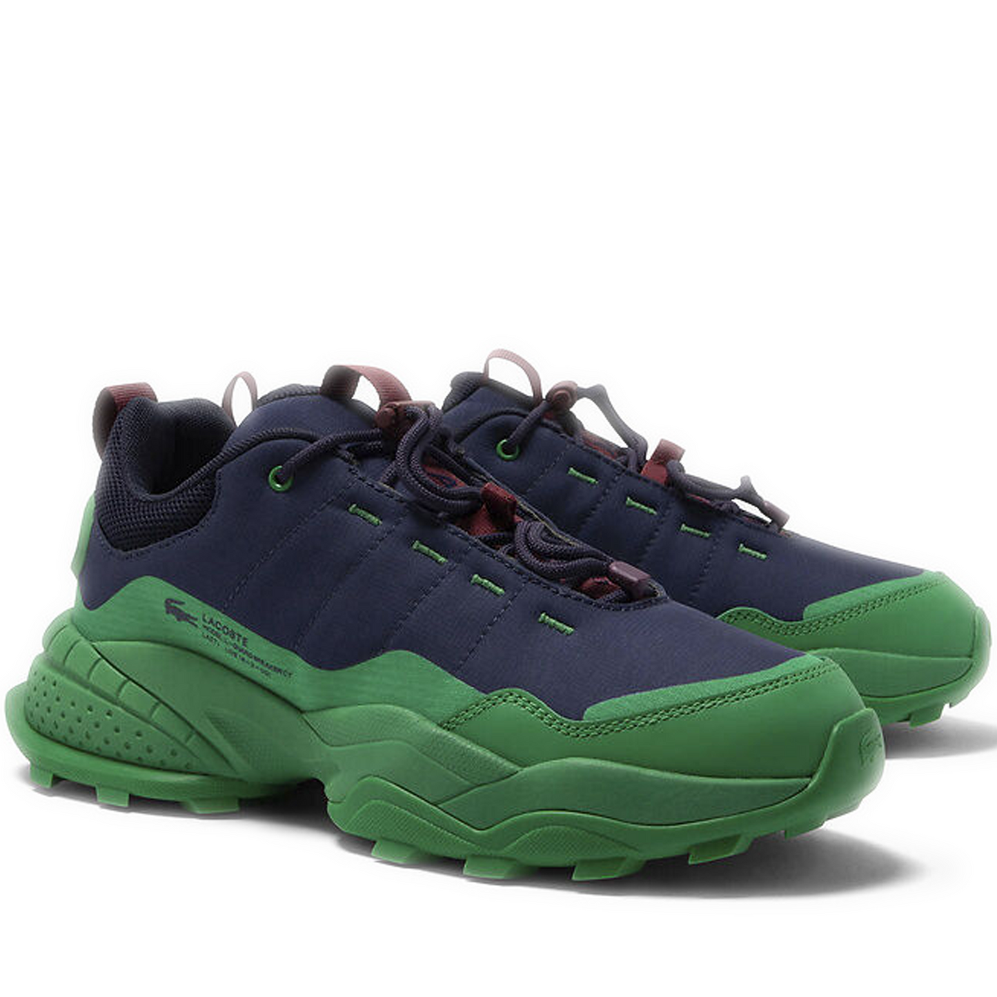 Men's Lacoste L-Guard Breaker CT Textile Outdoor Sneakers - Navy Blue/ Green