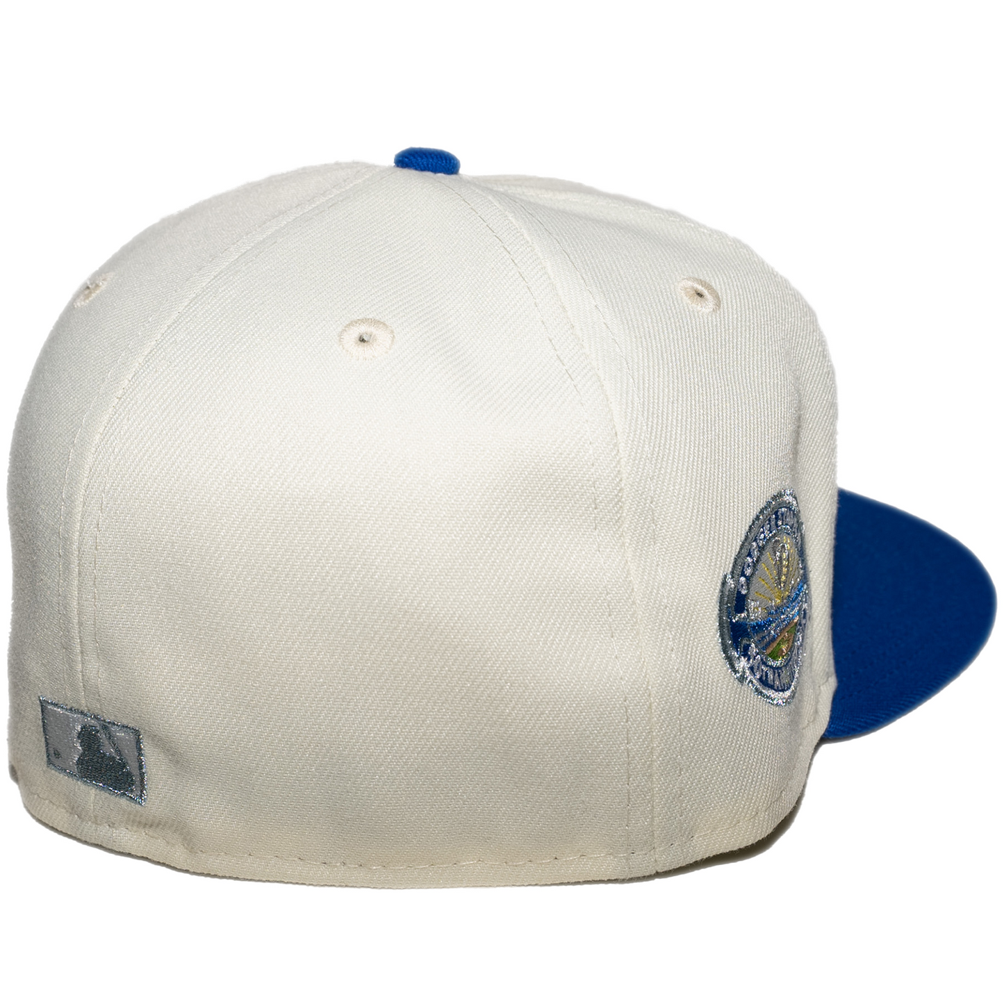 New Era Los Angeles Dodgers 59Fifty Fitted Hat - Chrome/ Blue