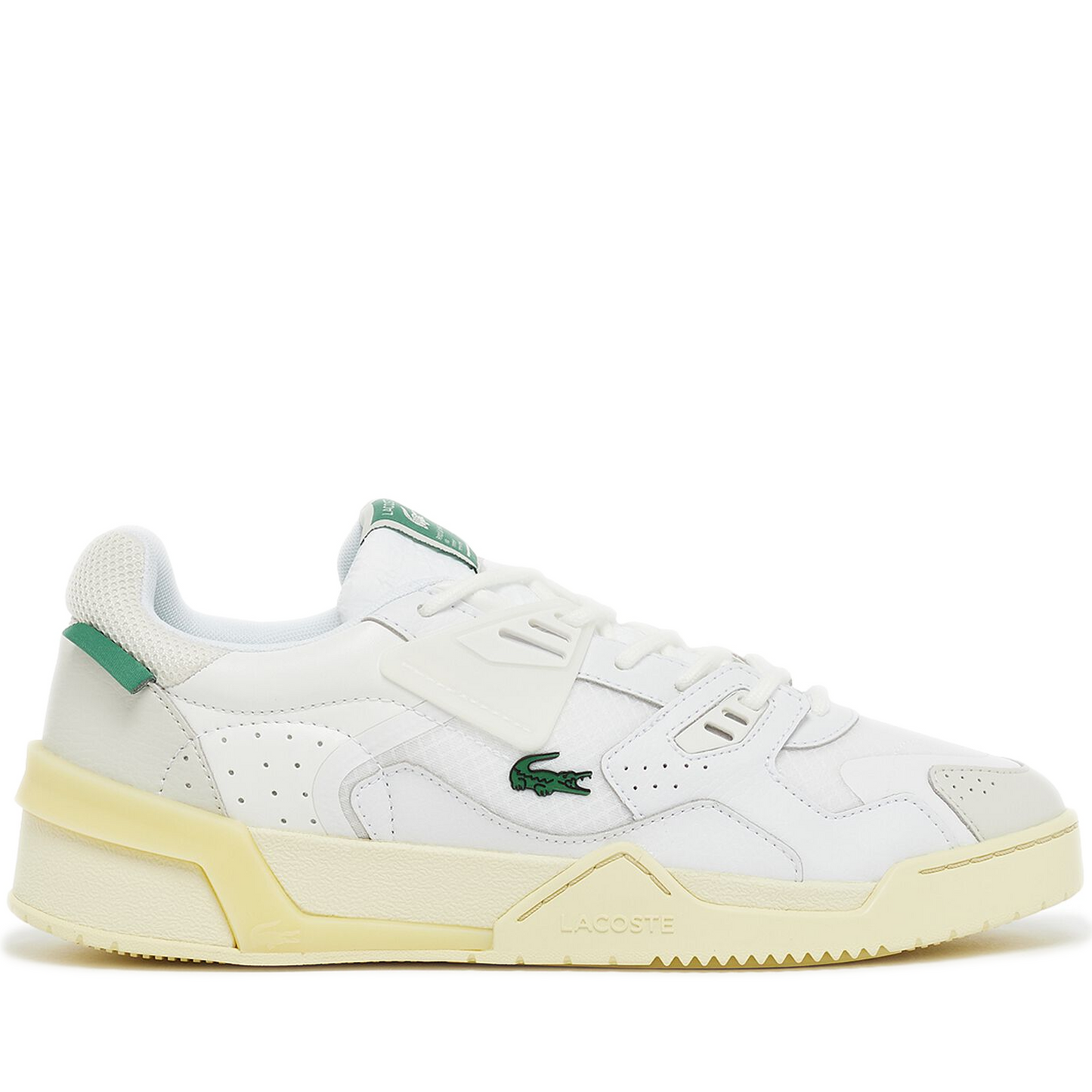 Men's Lacoste LT 125 Sneakers - White/ Light Yellow