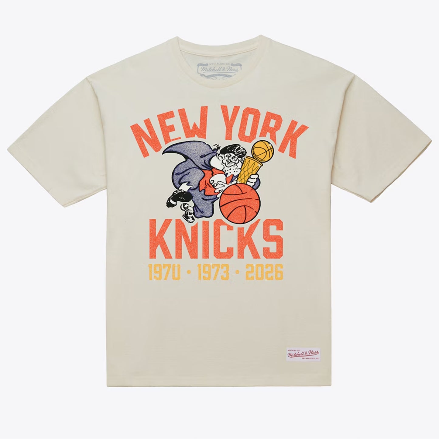 Mitchell & Ness Knickerbocker New York Knicks NBA Finals Champions - Cream