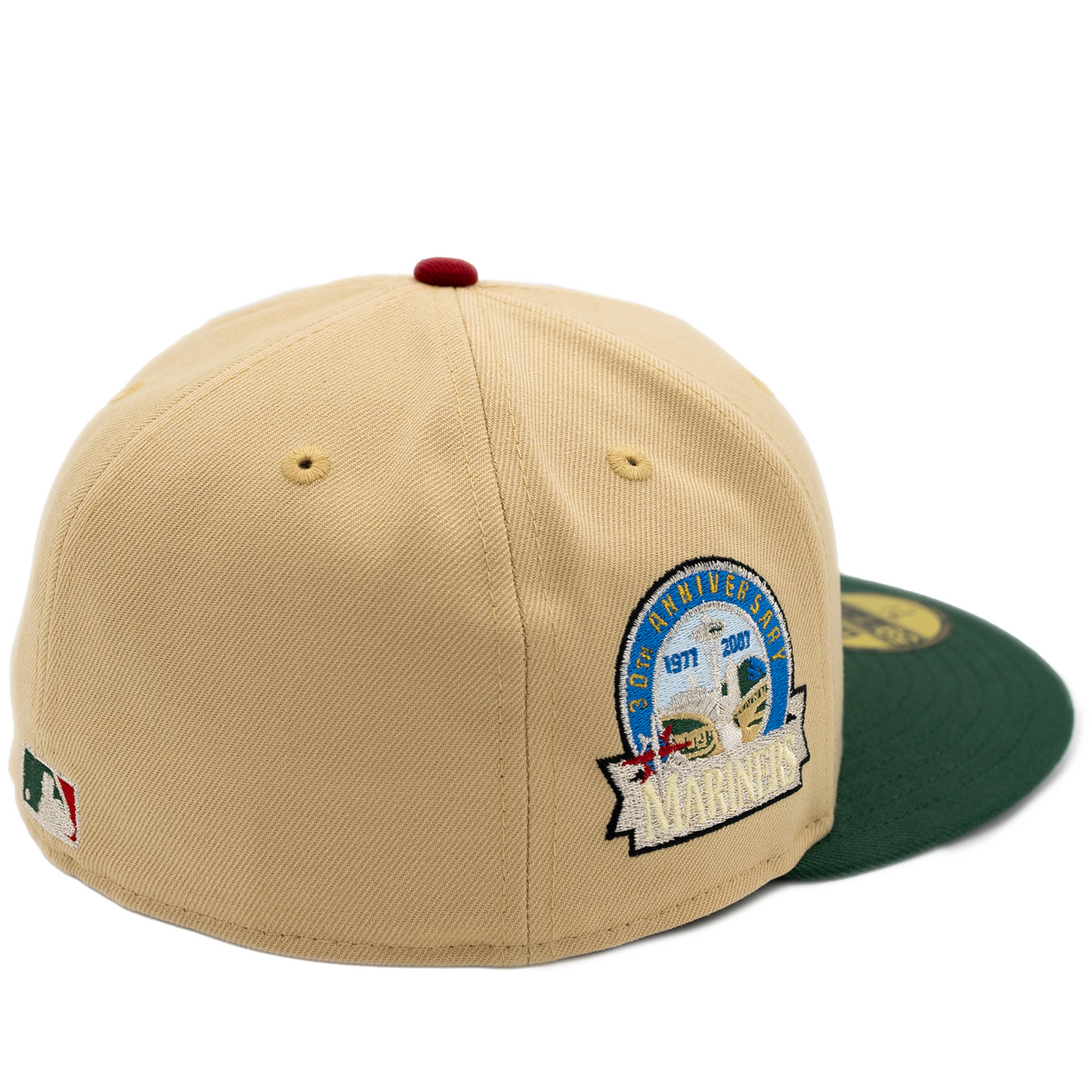 New Era Seattle Mariners 59Fifty Fitted Hat - Cream/ Green