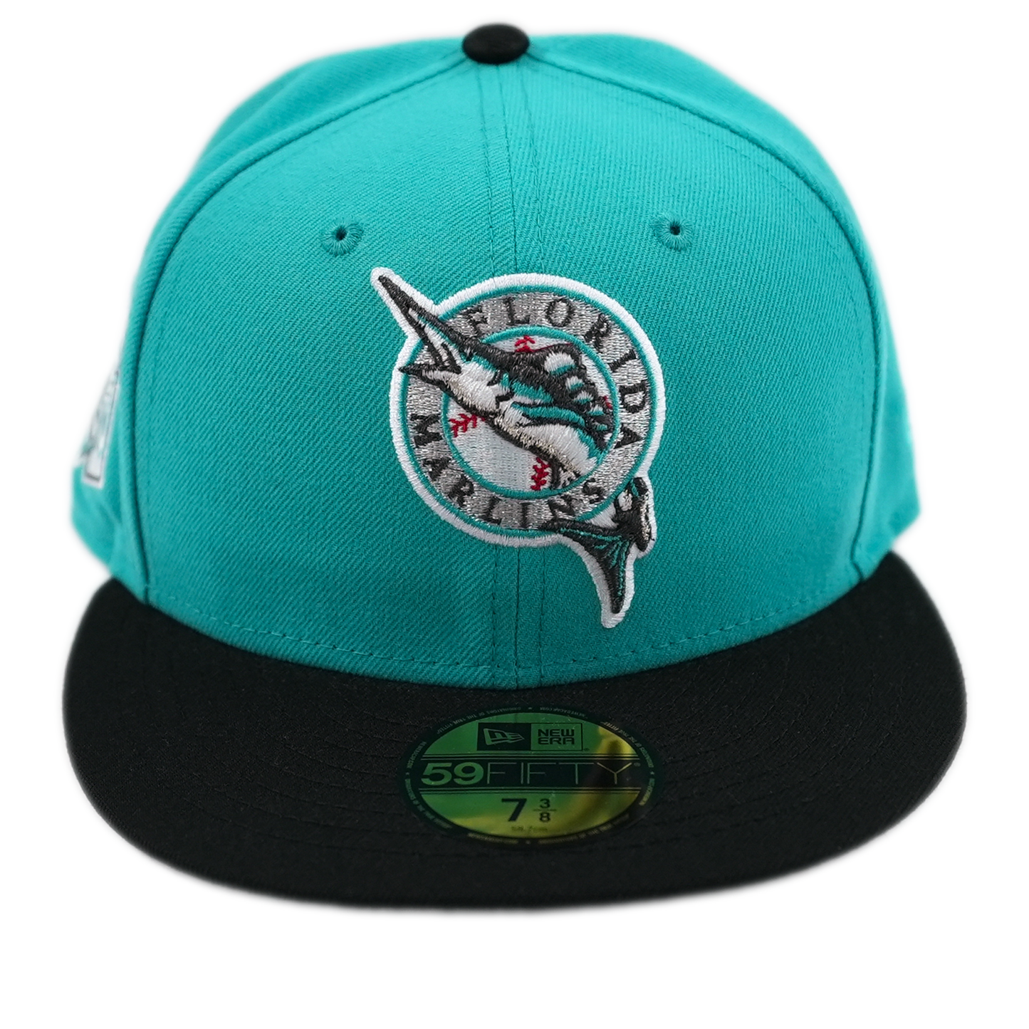 New Era Florida Marlins 59Fifty Fitted Hat - Teal/ Black