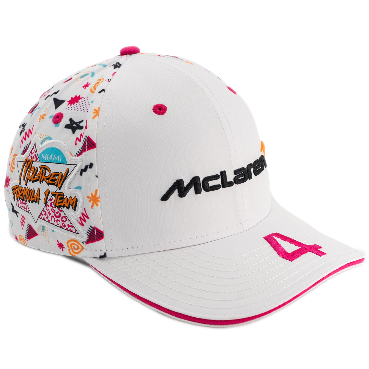 New Era Miami McLaren 9SEVENTY Adjustable Hat - White