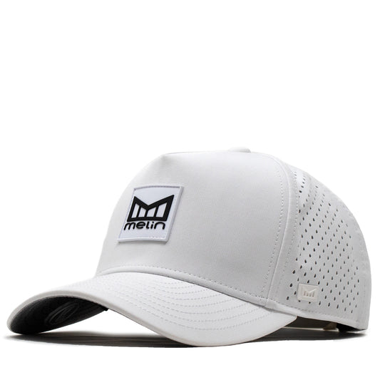Melin Odysea Stacked Hydro Snapback- White white OSFM