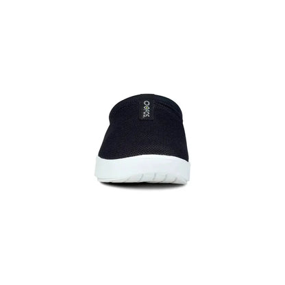 Men's OOFOS OOcoozie Sport Mule - White/Black