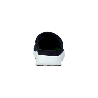 Men's OOFOS OOcoozie Sport Mule - White/Black