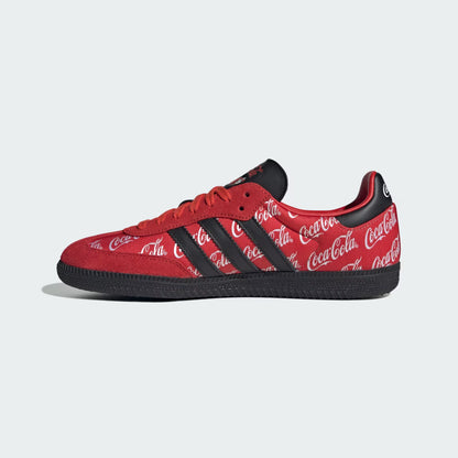 Men's Adidas x Coca-Cola Samba OG - Red/Core Black/Cloud White