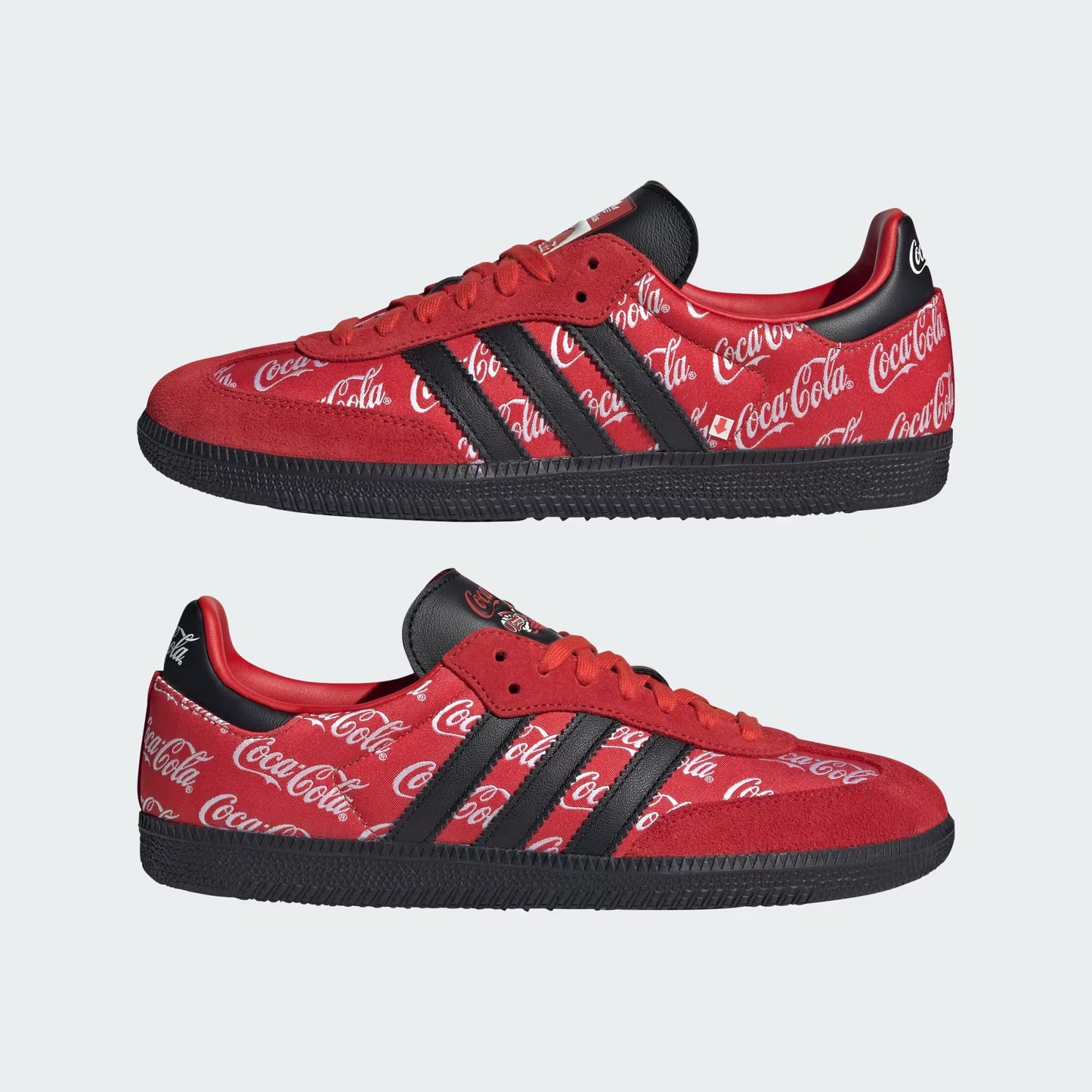 Men's Adidas x Coca-Cola Samba OG - Red/Core Black/Cloud White