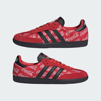Men's Adidas x Coca-Cola Samba OG - Red/Core Black/Cloud White