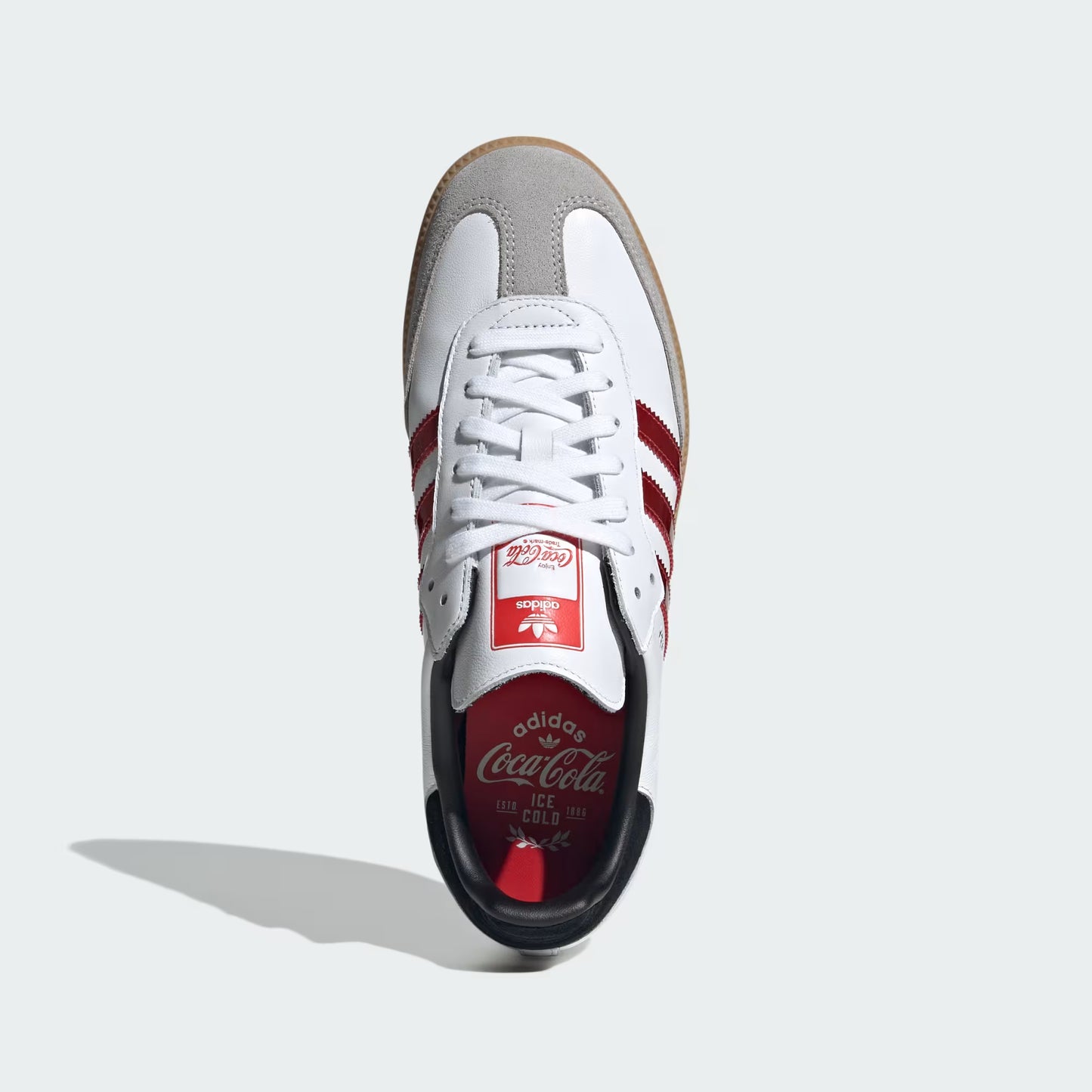 Men's Adidas x Coca-Cola Samba OG - Cloud White / Red