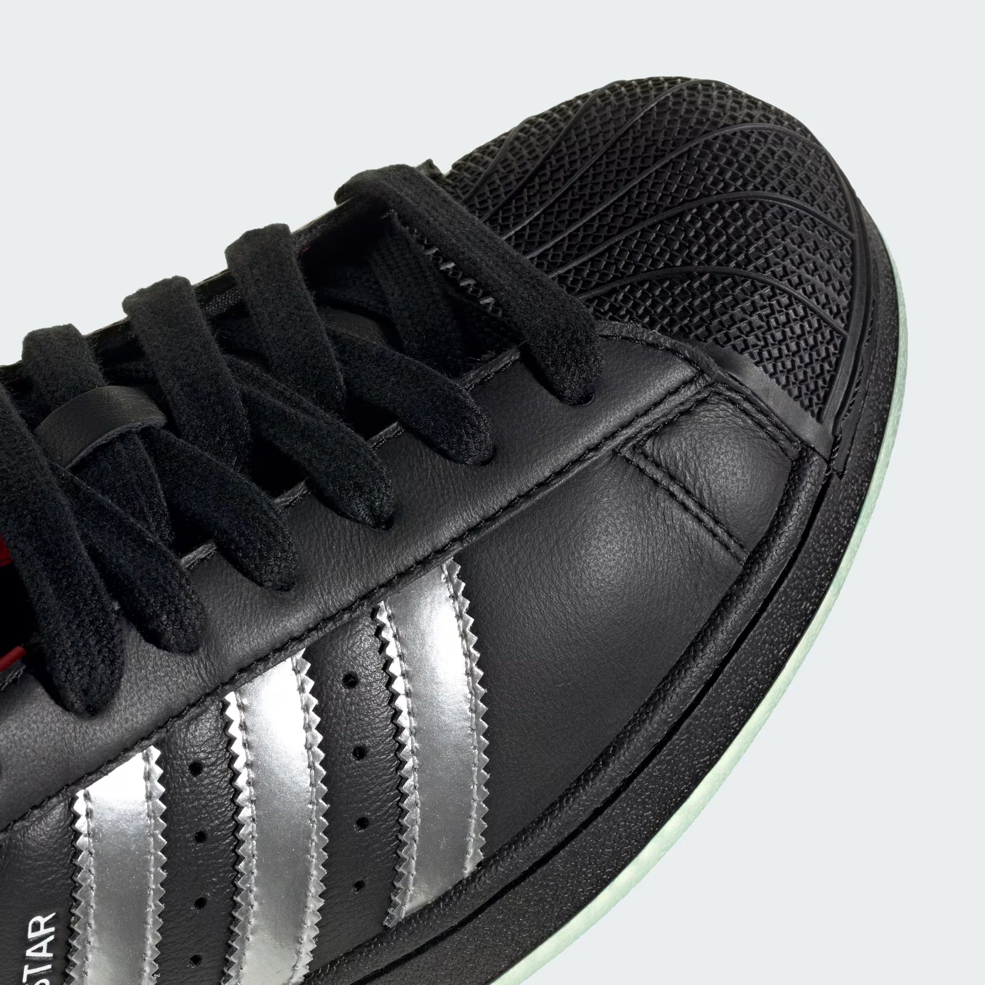 Men's Adidas x Coca-Cola Superstar II - Core Black / Silver Metallic
