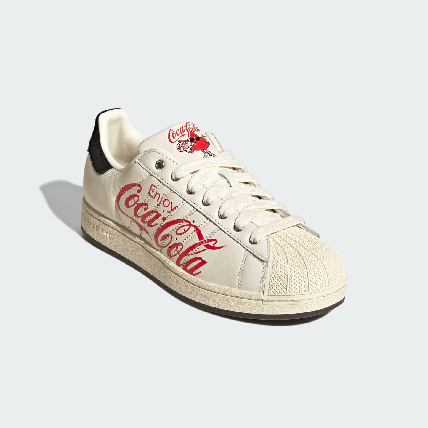 Men's Adidas x Coca-Cola Superstar II - Core White / Core Black / Cream White