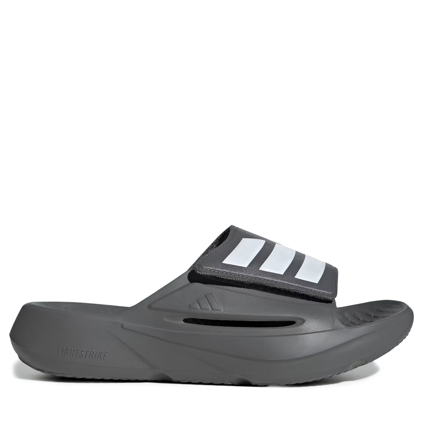 Men's Adidas Lightblaze Slides Grey Four Cloud White Grey Four