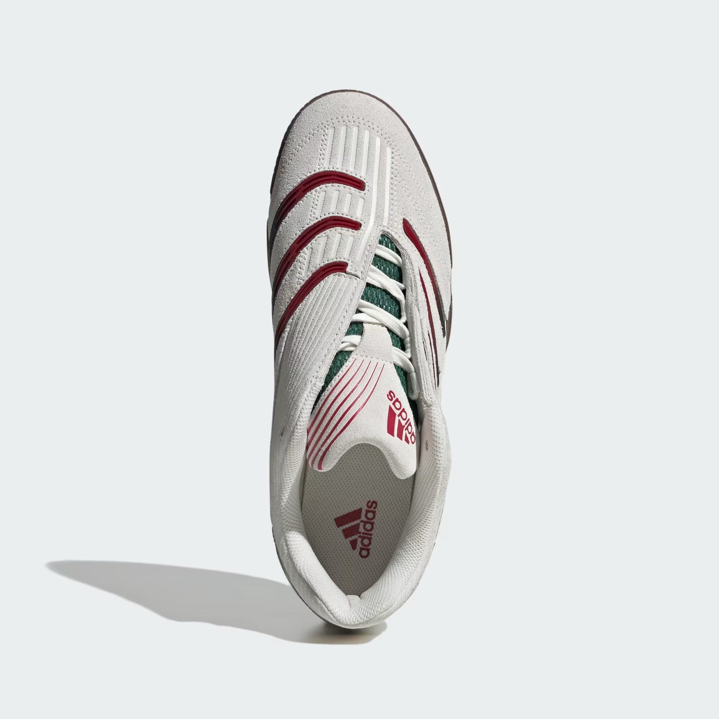 Men's Adidas Predator Sala - Core White / Collegiate Green / Cloud White
