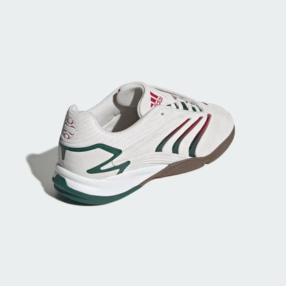 Men's Adidas Predator Sala - Core White / Collegiate Green / Cloud White