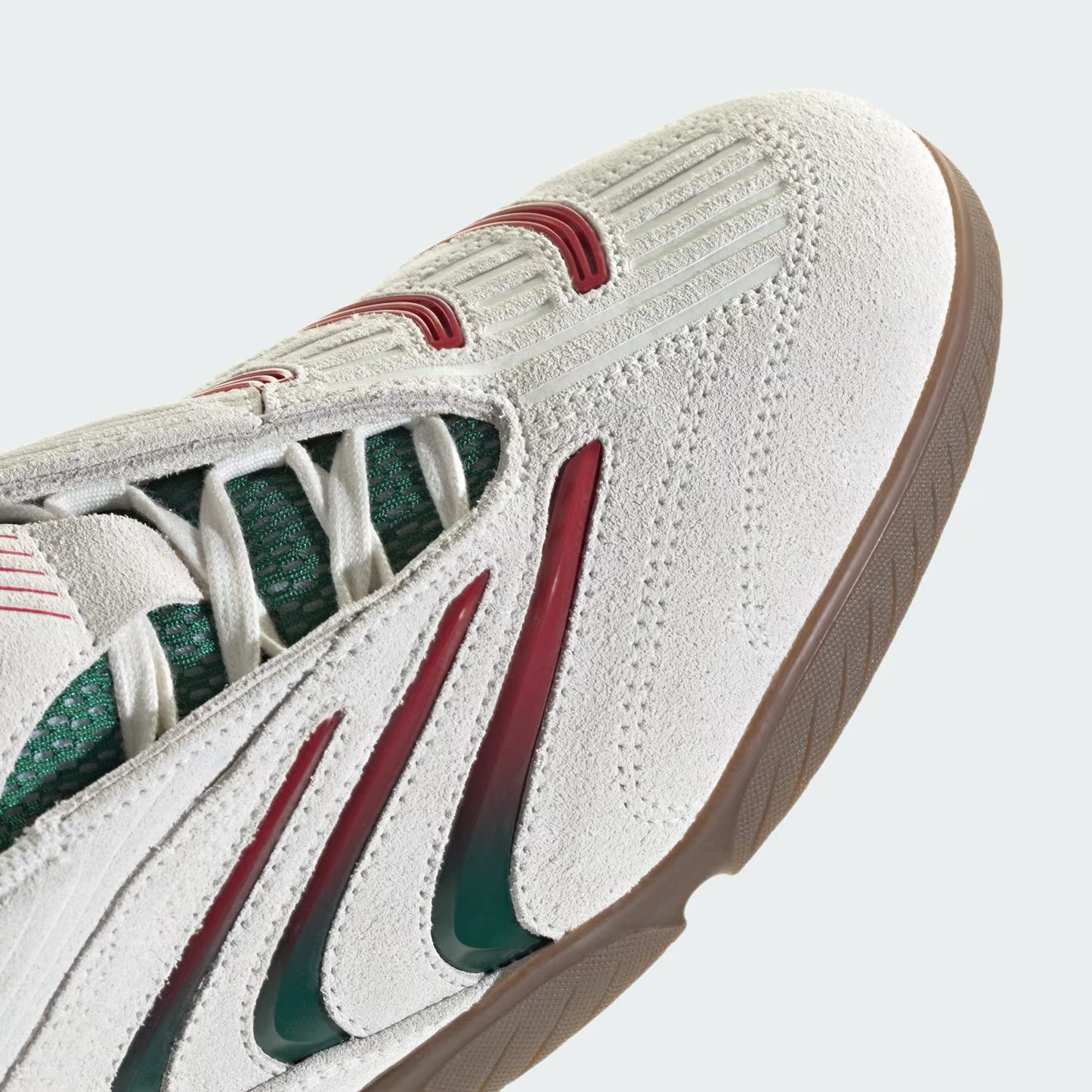 Men's Adidas Predator Sala - Core White / Collegiate Green / Cloud White