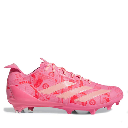 Men's Adidas Adizero Electric II Currency Neutral Cleats - Pink Fusion / Semi Pink Spark Pink Fusion Semi Pink Spark Semi Lucid Red