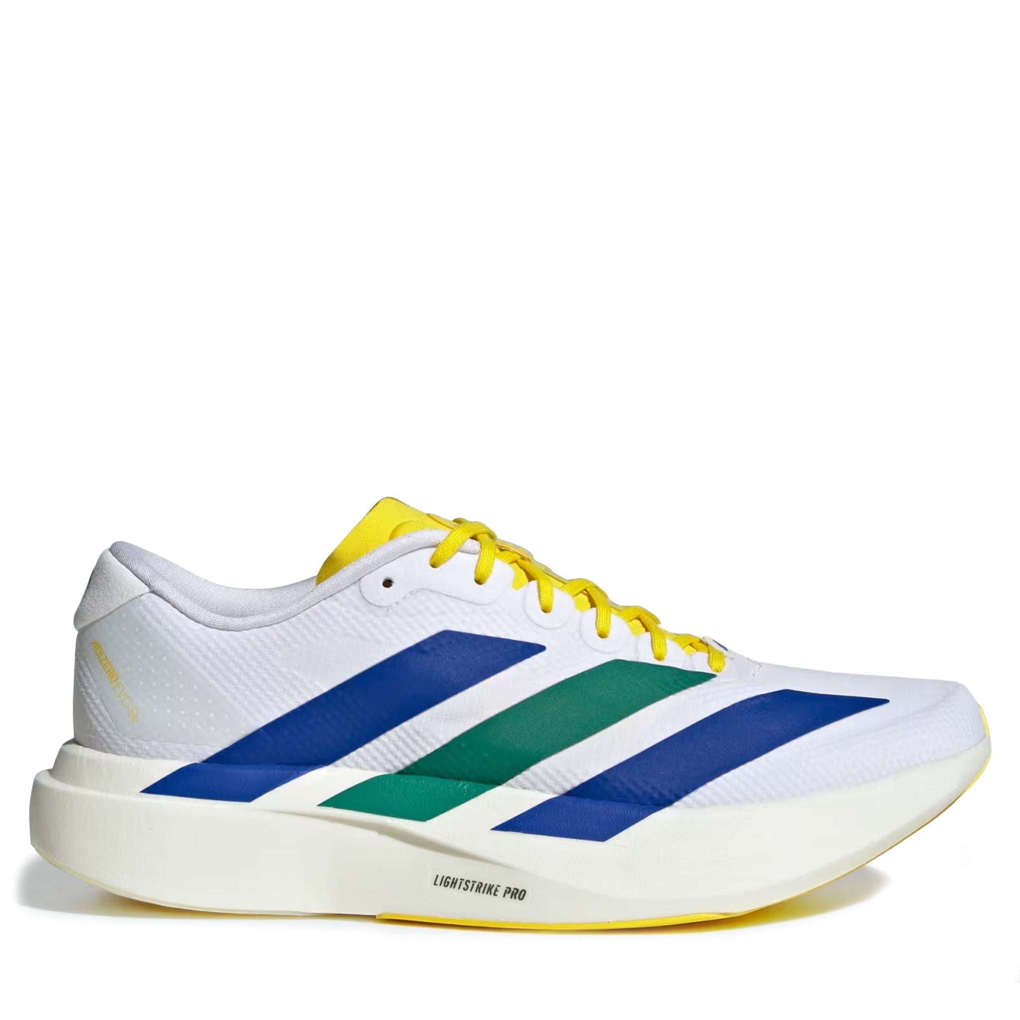 ADIZERO EVO SL ネイビー/イエロー メンズ25.5 Men's Adidas Adizero Evo SL Woven - Yellow/Royal Blue/Iron