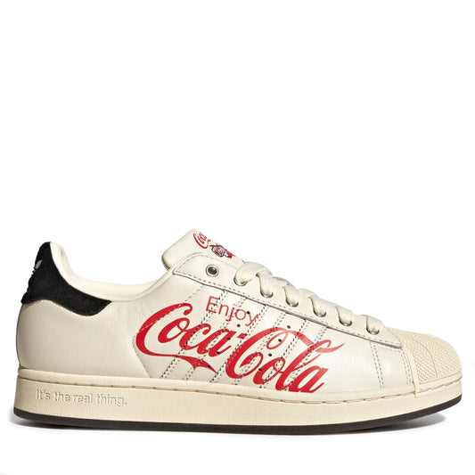 Men's Adidas x Coca-Cola Superstar II - Core White / Core Black / Cream White Core White Core Black Cream White