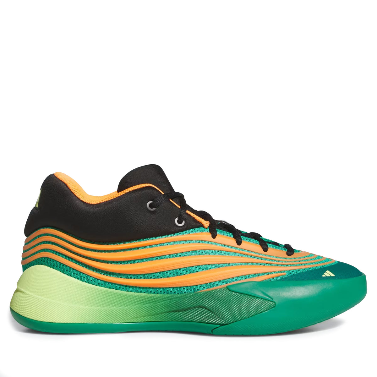 Men's Adidas Dame X  - Court Green / Lucid Orange / Frozen Lemon