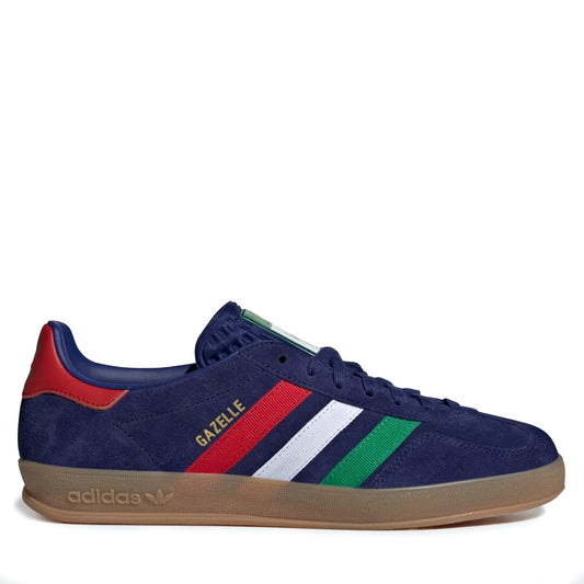 Men's Adidas Gazelle Shoes - Victory Blue/Green/Better Scarlet Victory Blue Green Better Scarlet