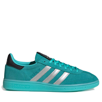 Men's Adidas Handball Spezial Mercedes - Semi Mint Rush / Silver Metallic / Core Black Semi Mint Rush Silver Metallic Core Black