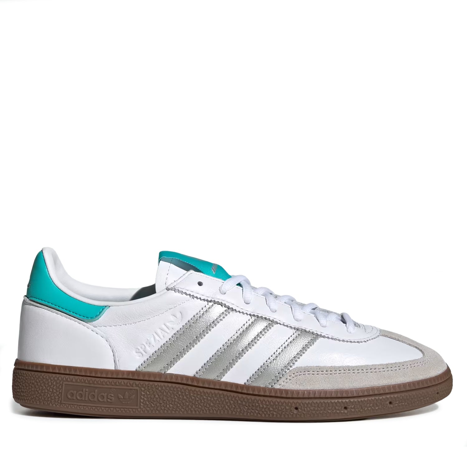 Men's Adidas Handball Spezial Mercedes - Cloud White / Silver Metallic Cloud White Silver Metallic Gum