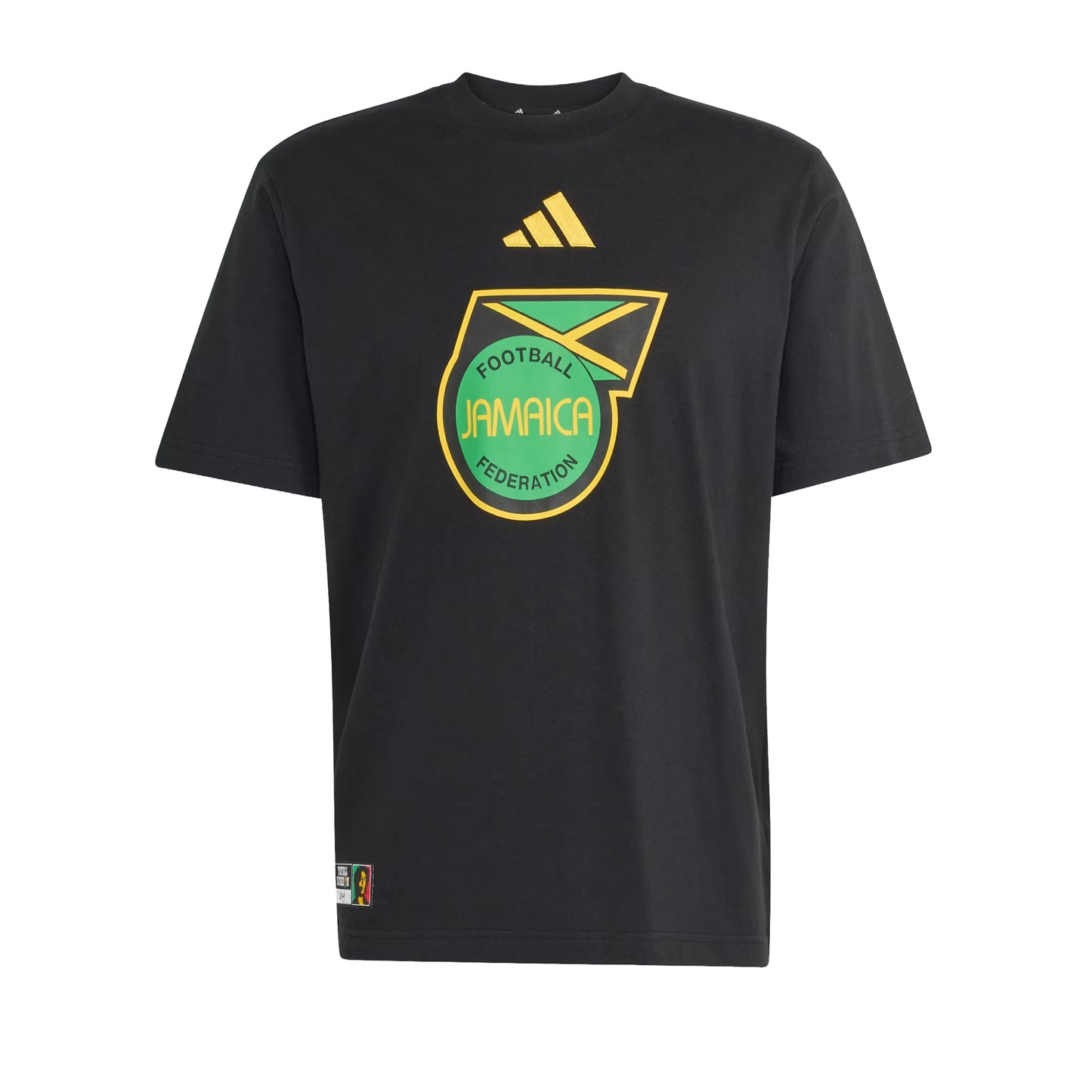 Men's Adidas Jamaica x Bob Marley DNA Graphic T-Shirt Black