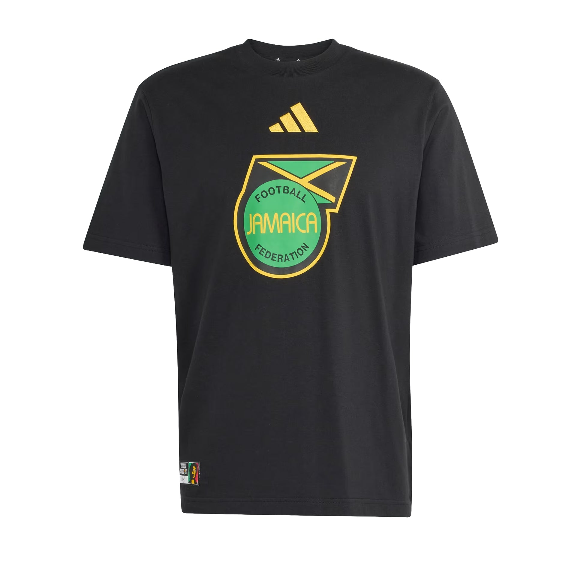 Men's Adidas Jamaica x Bob Marley DNA Graphic T-Shirt Black