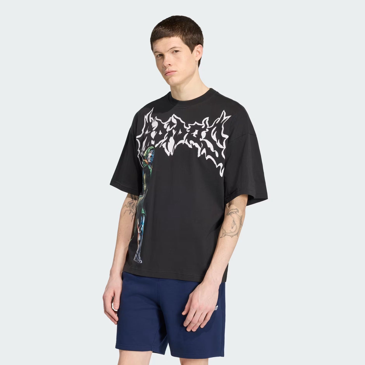 Men's Adidas Marvel T-Shirt - Black