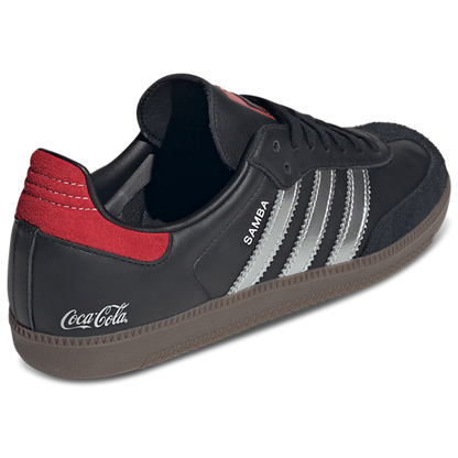 Men's Adidas Samba Coca-Cola - Core Black/Silver/Red