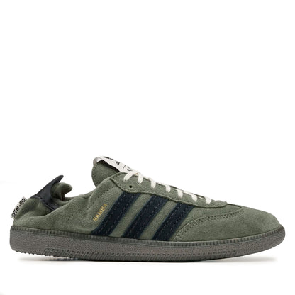 Men's Adidas Samba OG SFTM - Base Green / Core Black / Gold Metallic