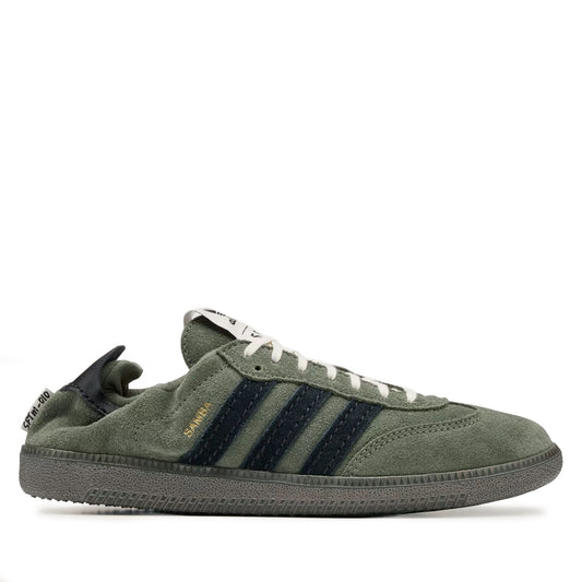 Men's Adidas Samba OG SFTM - Base Green / Core Black / Gold Metallic