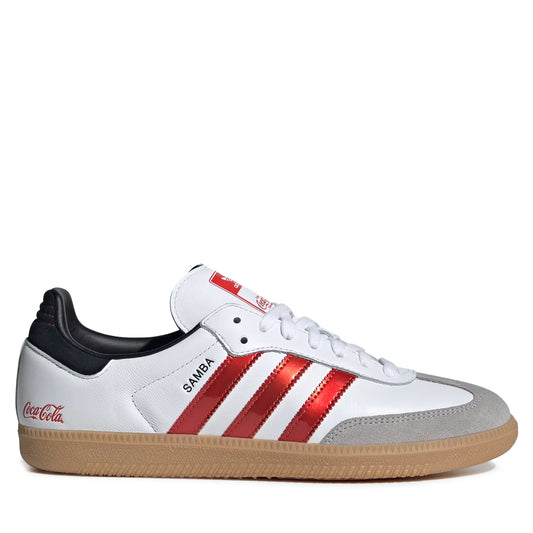 Men's Adidas x Coca-Cola Samba OG - Cloud White / Red Cloud White Red