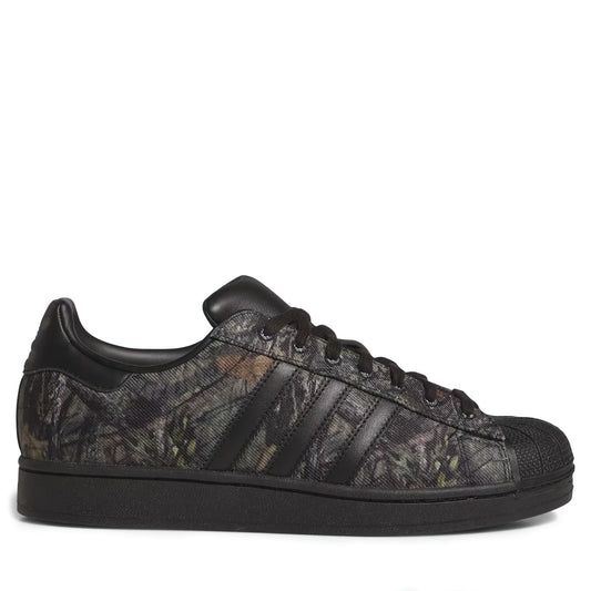 Men's Adidas Superstar II Mossy Oak - Core Black / Khaki Six