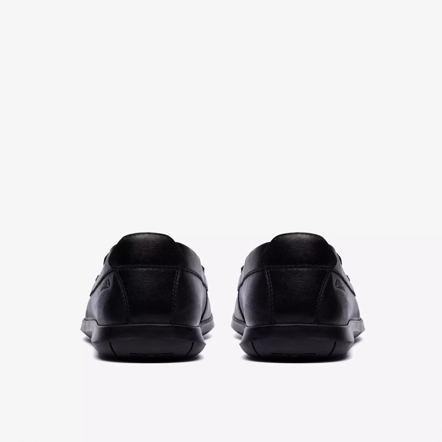 Men's Clarks Flexway Step Light - Black Smooth