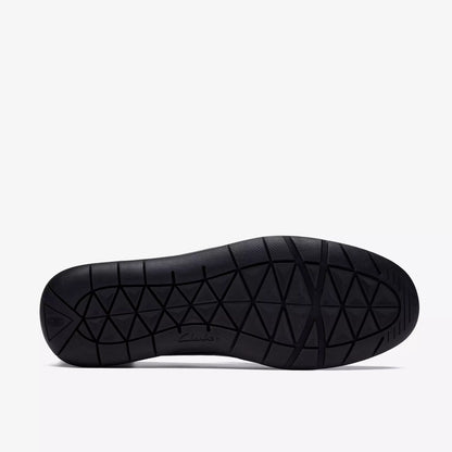Men's Clarks Flexway Step Light - Black Smooth