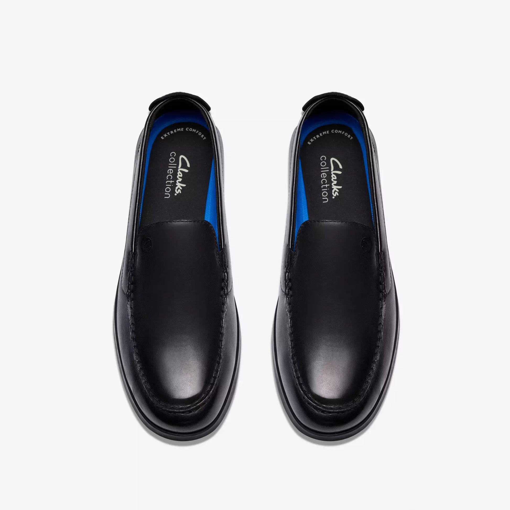 Men's Clarks Flexway Step Light - Black Smooth