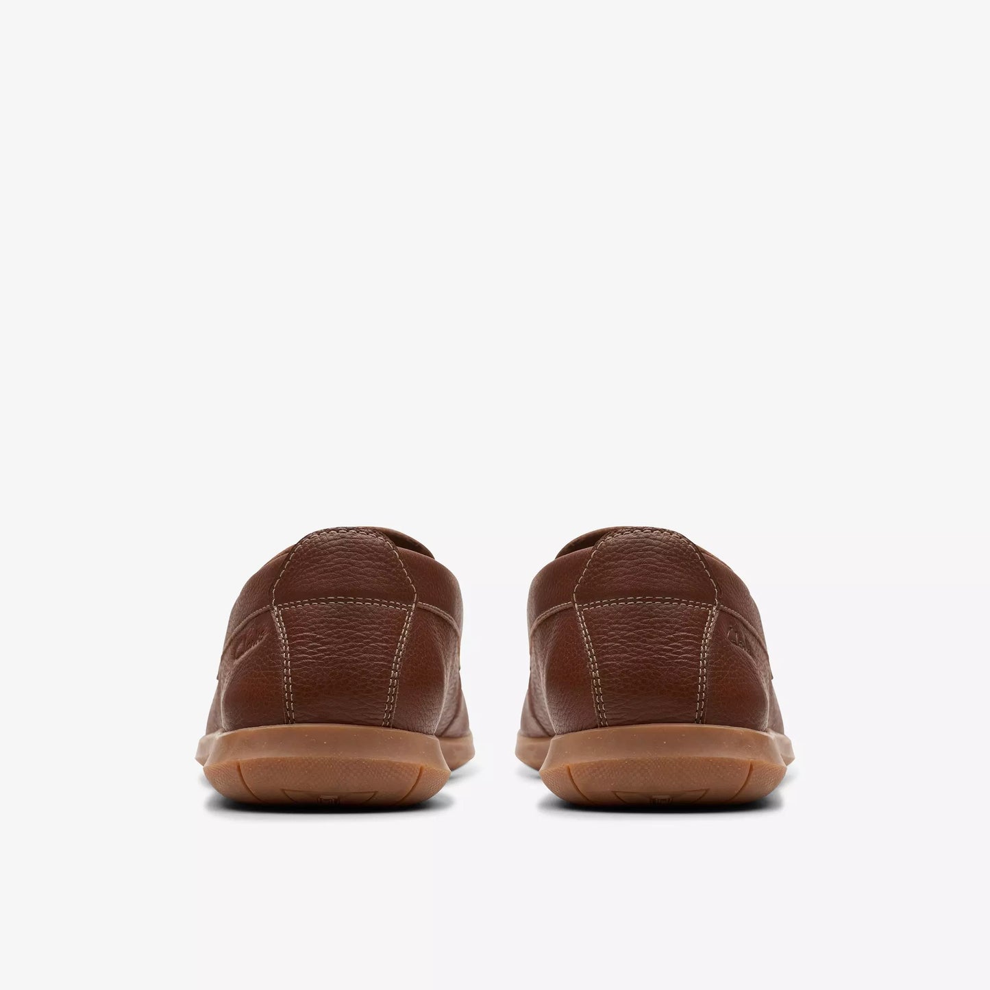 Men's Clarks Flexway Step Light - Brown Leather