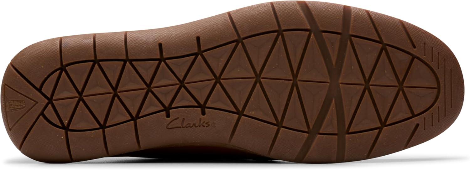 Men's Clarks Flexway Step Light - Tan Leather