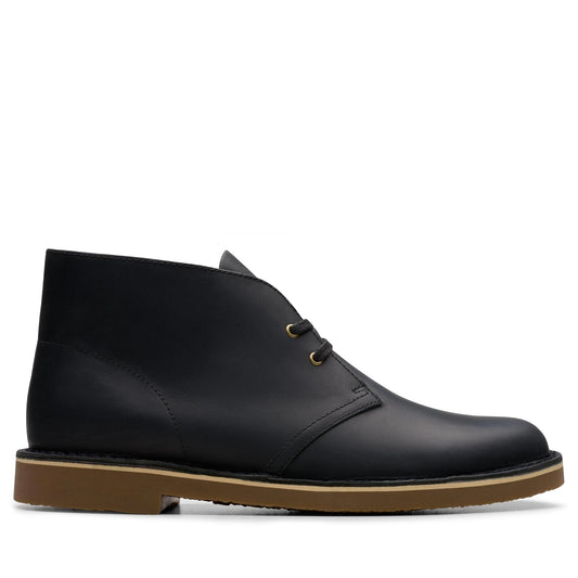 Men's Clarks Shepton- Black Leather Black