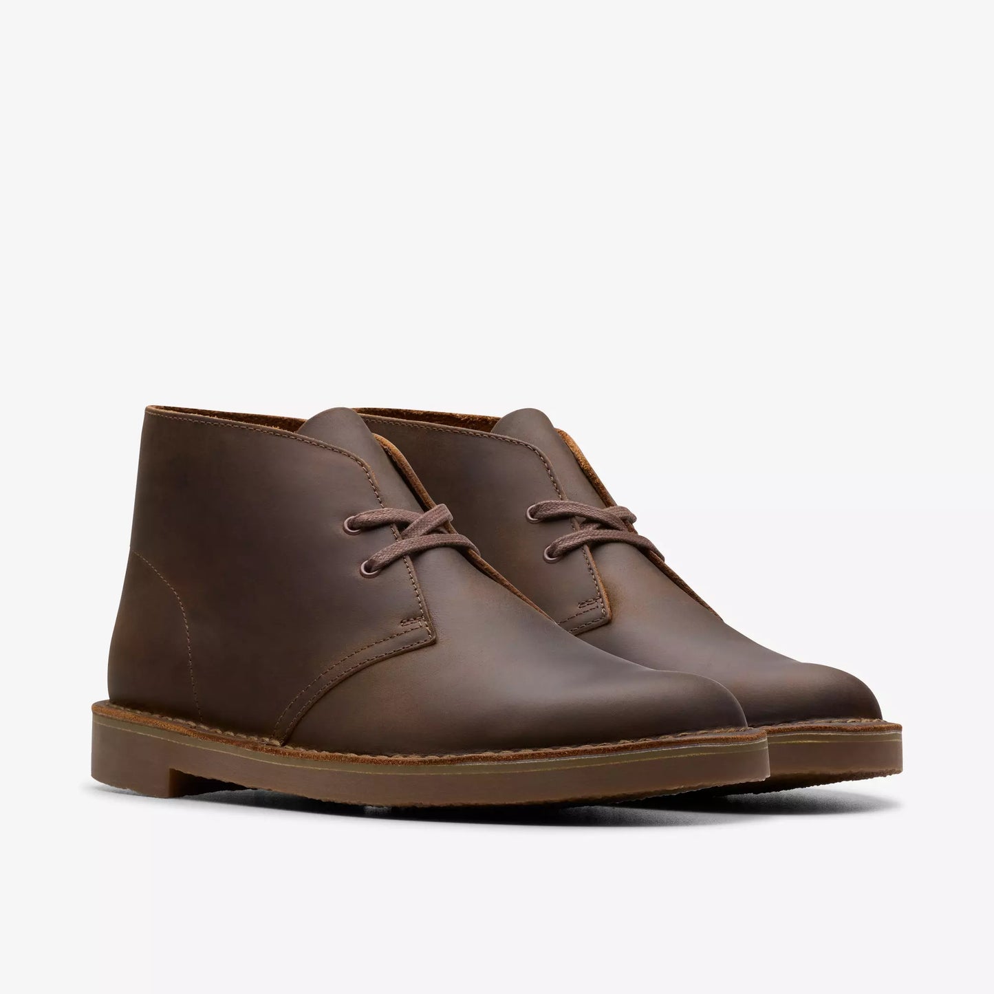 Men's Clarks Shepton- Dark Brown Leather